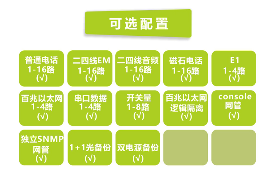 HJCA16海角官网科技-1-16路电话+4E1+4FE+4RS232海角HJ13EFC网站(19英寸1U)