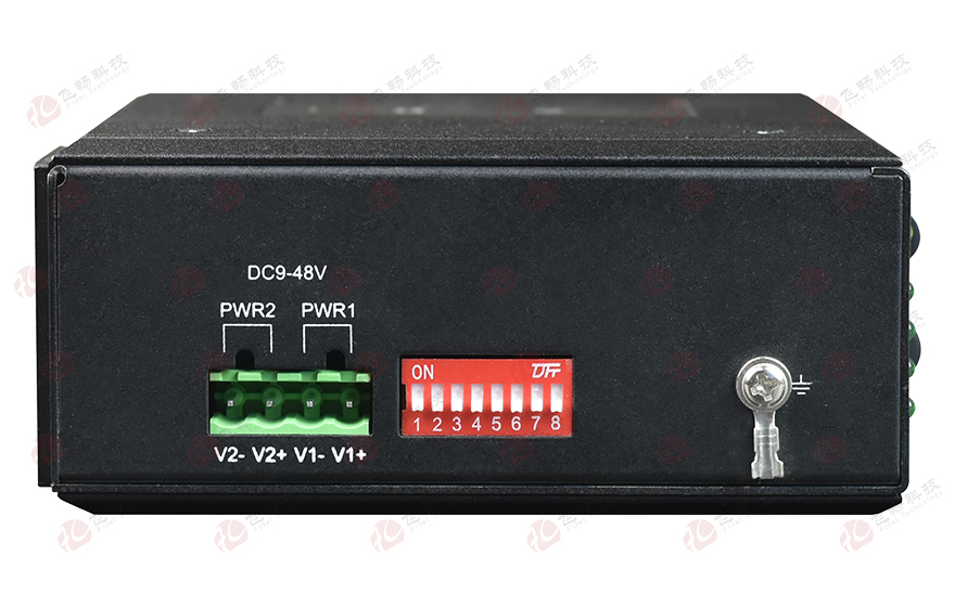 HJCA16海角官网科技-网管型 工业级8路百兆电1路千兆光 光纤收发器