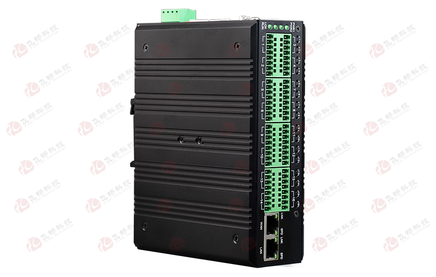 HJCA16海角官网科技-工业轨式16路串口服务器(带WEB与SNMP网管)