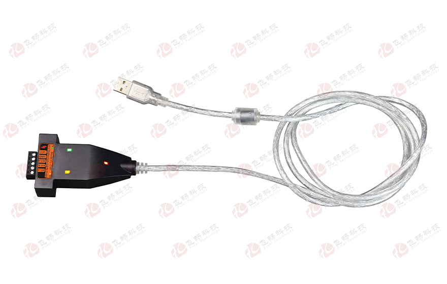 HJCA16海角官网科技-工业级 6KV防雷型 USB转1路RS485转换器(带线)