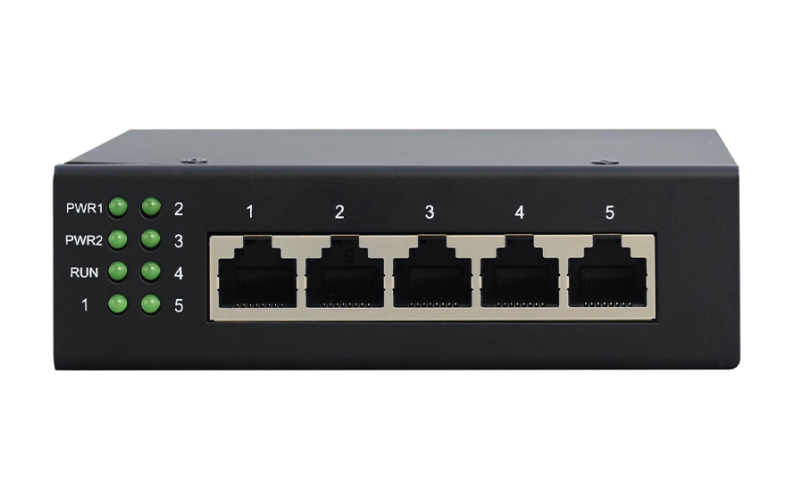 HJCA16海角官网科技-工业轨式钢壳 5路百兆电 91海角社区下载